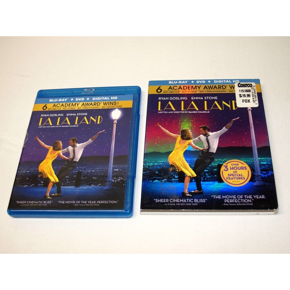 La La Land Blue Ray & DVD With Slipcover Multi Languages & Subtitles Wide Screen